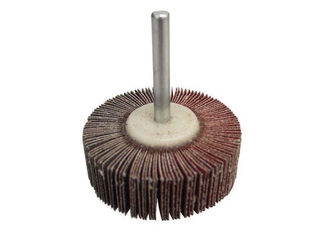 CALFLEX-rv8050/6.60-rodas de mil folhas com haste rv (Ø ext. 80 mm espessura 50 mm haste 6 mm grão 60)