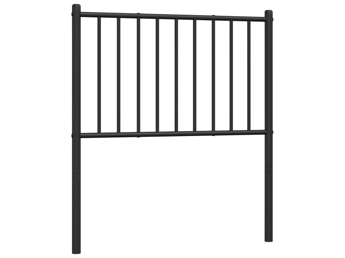 Headboard, Headboards Vidaxl Preto Aço (75 Cm)