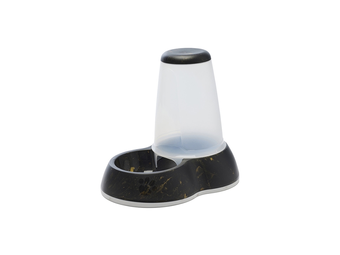 Foderautomat Loop Marble/black Gold L 3l Preto, Com Função De Armazenamento Correspondente Ao Produto Indicado