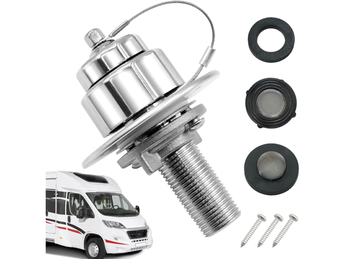 Entrada de água para autocaravana conexão prova de mangueira abastecimento conector enchimento porta VAYOTOY