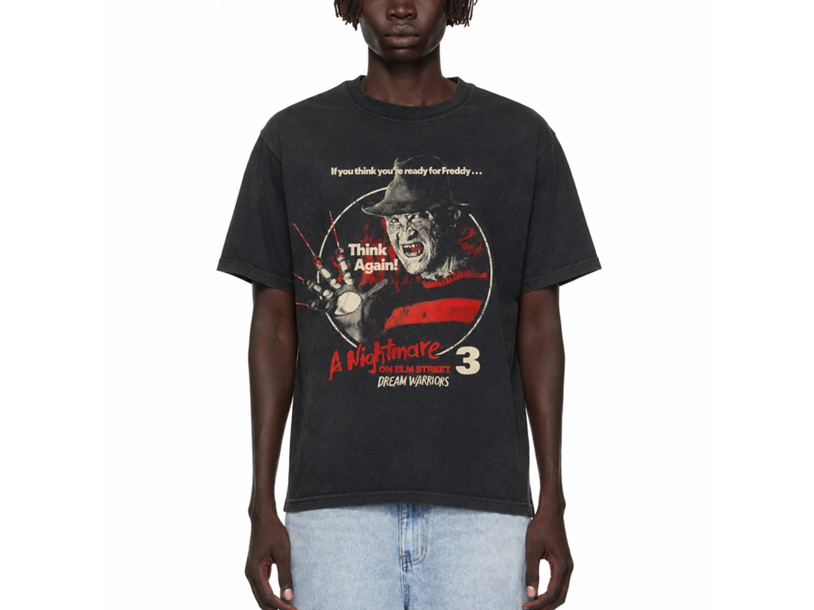 Rockinstone Nightmare On Elm Street Dream Warriors Black T-shirt Size:xxxl