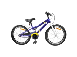 Vidaxl Bicicleta Infantil 22 Polegadas Para 7-12 Anos Azul Branco