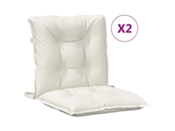 Lowback Chair Cushion, Lowback Chair Cushions Vidaxl Creme Tecido (100 X 50 X 7 Cm)
