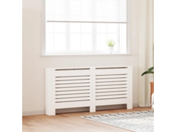 Vidaxl Cobertura De Radiador 172x19x81,5 Cm Mdf Branco