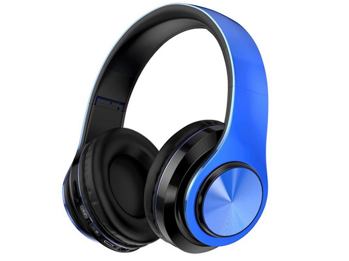 Auscultadores Bluetooth Over Ear With Microphone Foldable & Lightweight Stereo