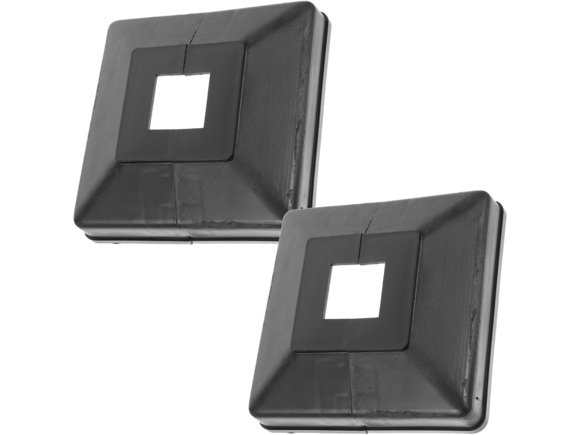 Conjunto De 2 Peças Tampas Decorativas Quadradas Para Postes, Ideais Para Varandas E Corrimãos De Escadas Feitas