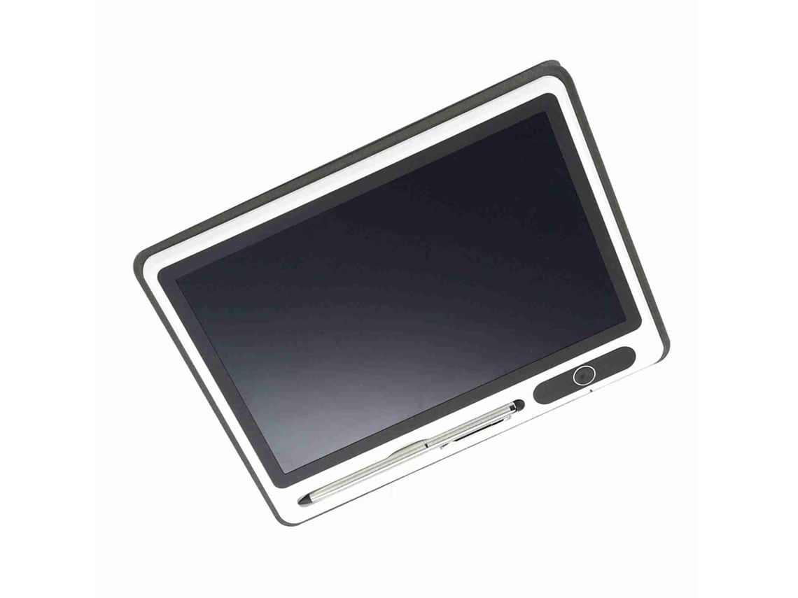 Tablet Eletrônico Lcd Para Desenho, Material De Escritório, Ferramenta De Pintura À Mão, 9 Polegadas ) Aquaforge (preto (com Capa De Couro Sintético)