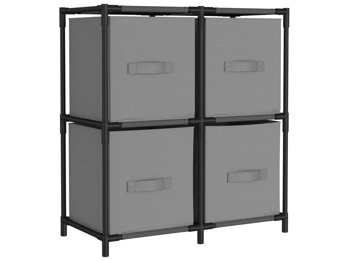 Storage Cabinet, Storage Cabinets Vidaxl Cinzeto Tecido (n/a)