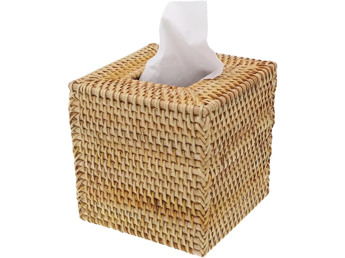 Porta Lenços de Papel S/MARCA, 1 peça, decorativa, tecido à mão