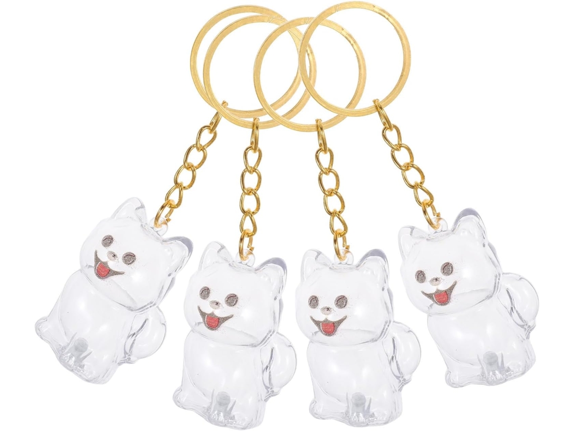 Conjunto Com 4 Chaveiros Decorativos, Para Presentes E Lembranças