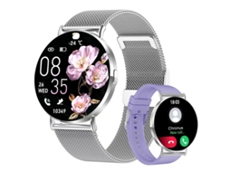 Qs05 Smartwatch Com Tela Amoled Ultra Nítida De 1,32 Polegadas, Rastreador De Condicionamento Físico Com Spo2/frequência Cardíaca/monitorame