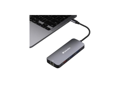 Verbatim Dock 4k Usb-c 1xhdmi 1xrj45 2xusb-c 3xusb3.2 Cardreader