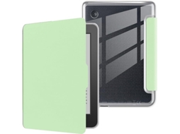Capa para Kobo Clara Color de 6 Polegadas, Capa Traseira Transparente em Tpu Verde Claro SIURN