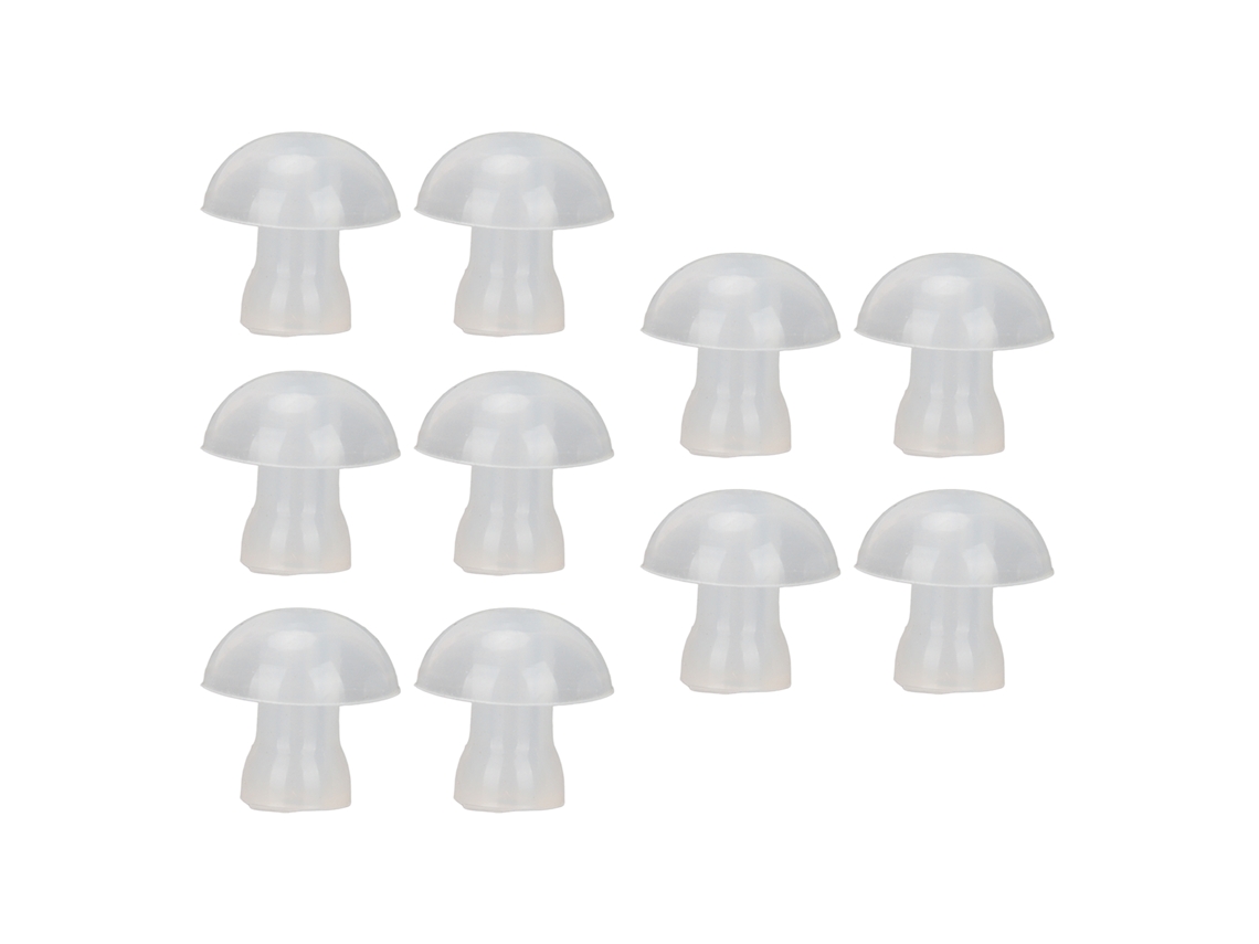 Ponta Ouvido LAXISCREED 14mm Silicone Universal 10un