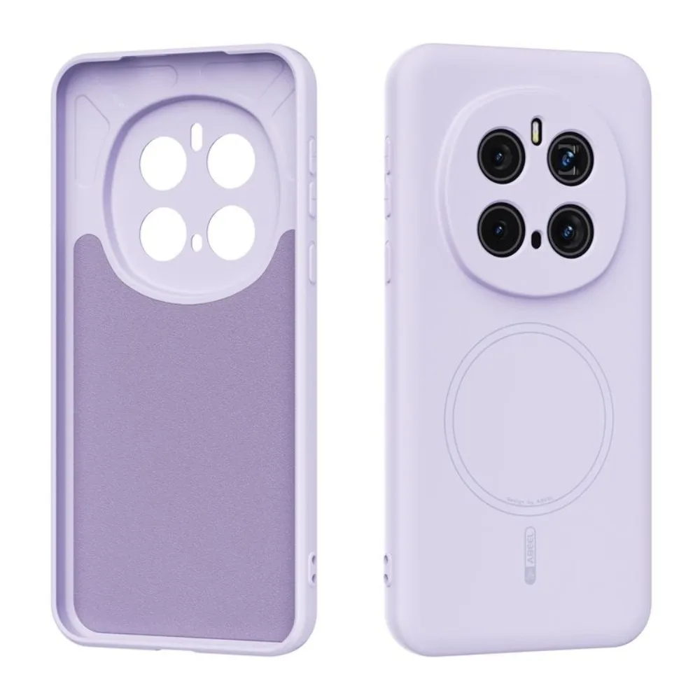 (roxo, Honra Magic8) Pele-friendly Toque Macio Silicone Magnético Sucção Telefone Caso, À Prova De Choque, Carregamento Sem Fio