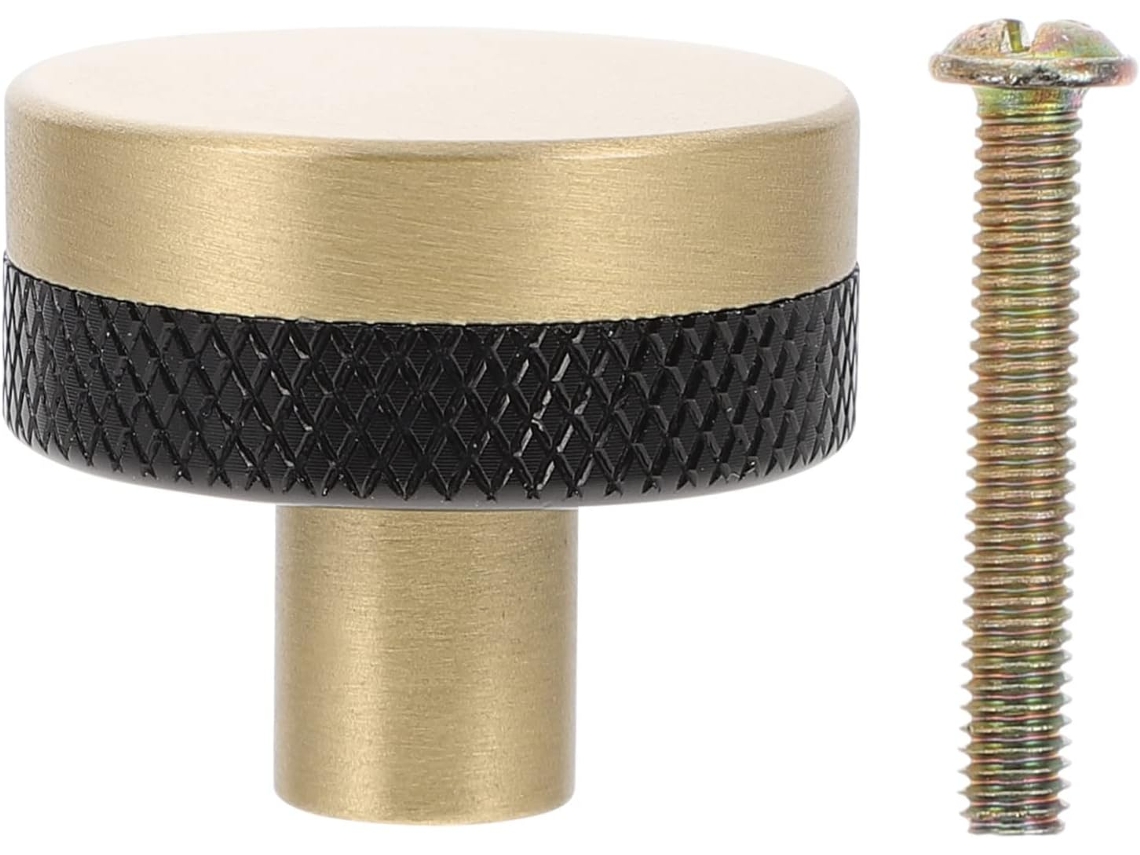 Puxador De Latão Uonlytech Para Armários, Ideal Para Móveis Modernos Fácil Instalação Com Um Único Furo