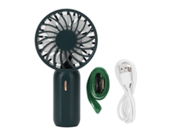 Ventilador Portátil Usb com Velocidade Ajustável Verde