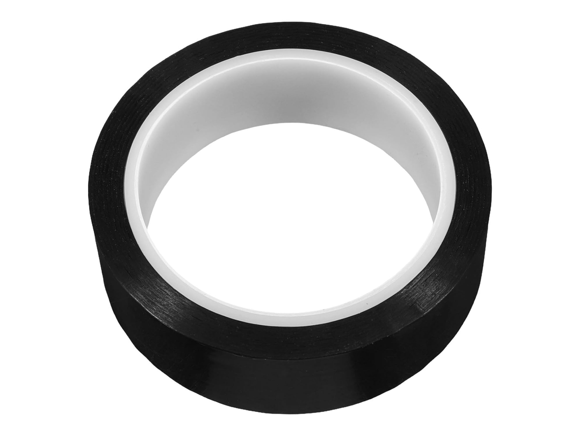 Fita Pet Opaca Preta Fosca 30mm X 50m, Isolamento De Telas E Bloqueio Luz Led, Para Uso Em Dispositivos Eletrônicos E