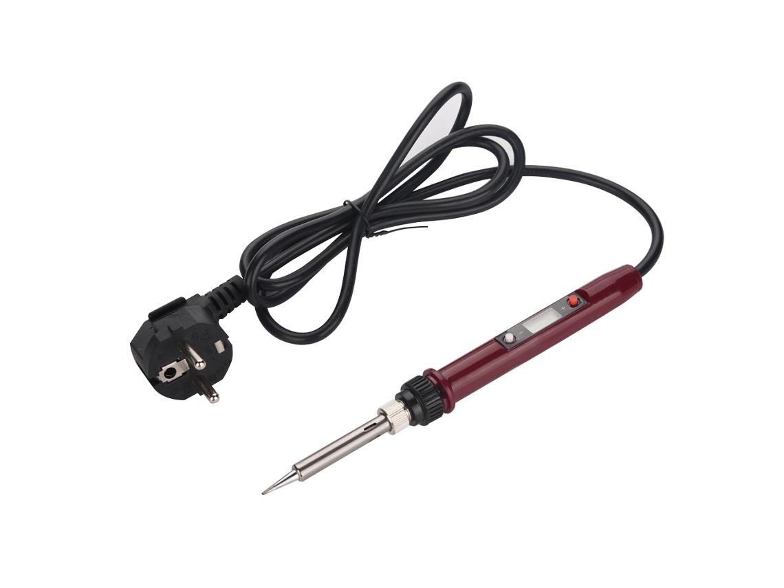 Ferro de soldar elétrico 936h LCD 80w Temperatura constante (Vermelho)