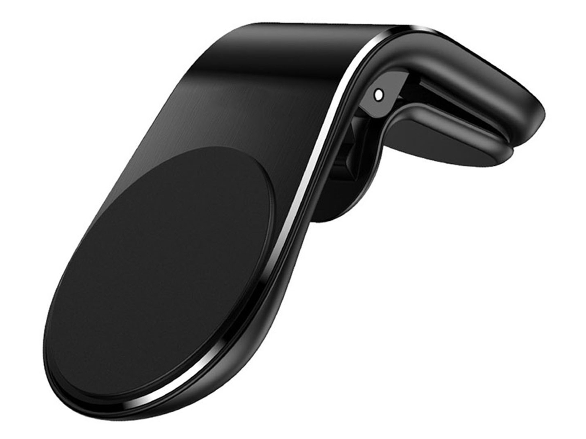 Suporte Magnético Para Smartphone Na Saída De Ar Do Carro - Preto