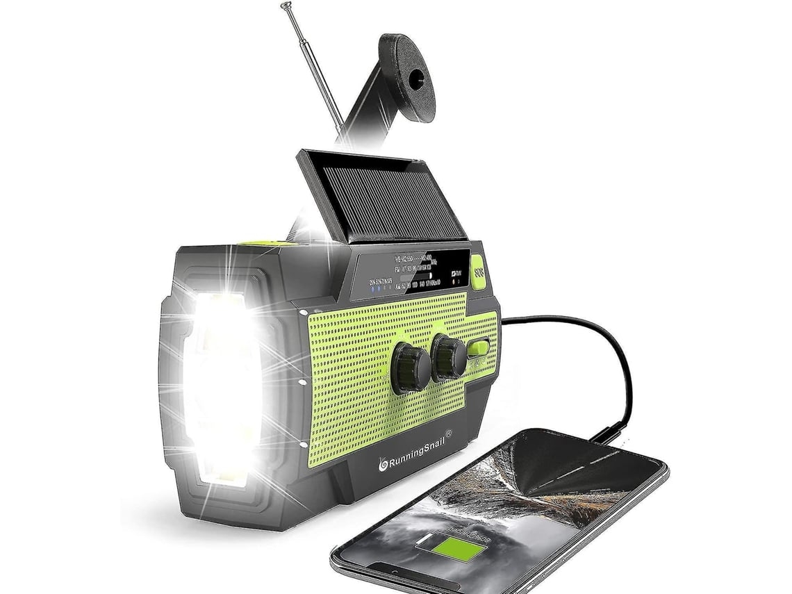Mini rádio digital portátil com fones, tela LCD, para caminhadas e corridas STELASPLEN