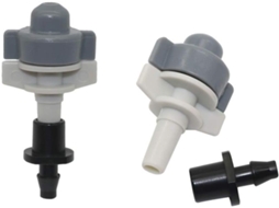 Conector de Reparo para Mangueira Bico Névoa com Farpa 4 Mm Agricultura, Estufa, Nebulização, Aspersão,