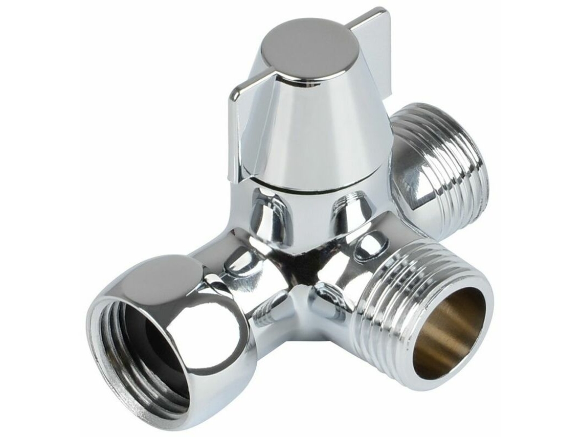 Válvula Desviadora De 3 Vias Para Chuveiro, Adaptador Para Chuveiro De Mão E Braço De Chuveiro M