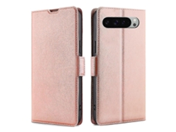 Capa De Celular De Couro Ultrafina Com Fivela Lateral E Flip Horizontal