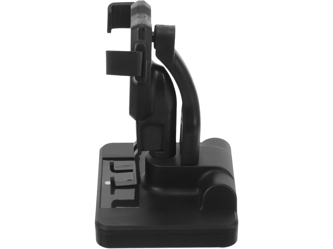 Suporte Automático Para Celular Villcase Em Plástico Preto Com Pedômetro Giratório, 7 Polegadas, Vibrador Para Celular