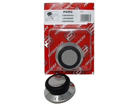 Tampa Universal Cromada Com Parafuso E Junta De Silicone 01446 Tecnhogar