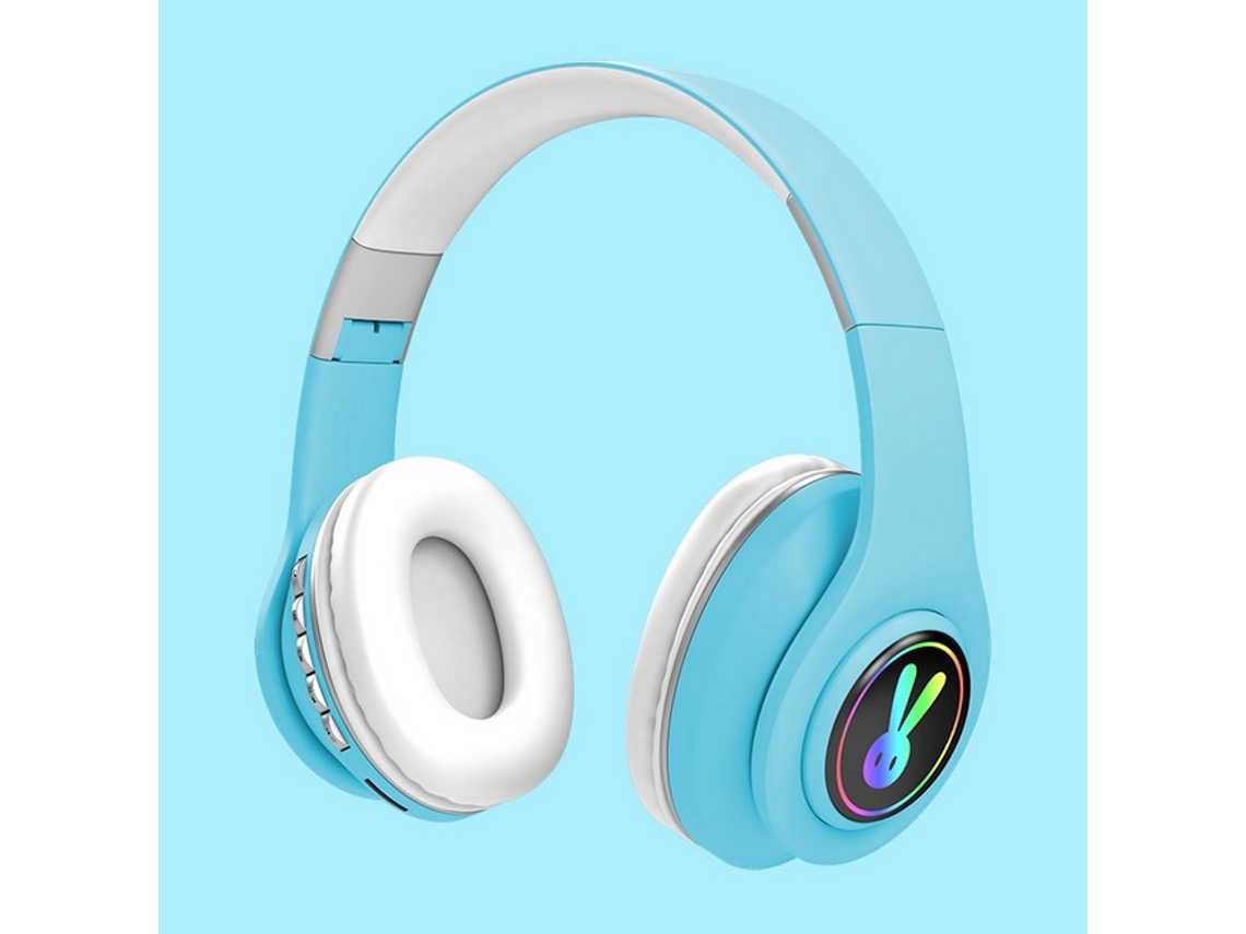 Fones de Ouvido Bluetooth EOOCOO (com Luzes, Conexão Sem Fio)