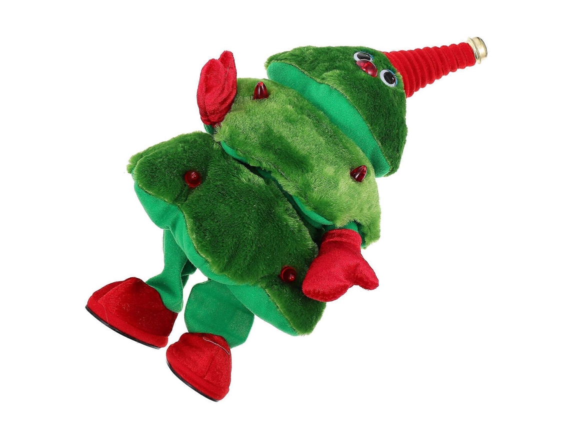 Peluche De Natal Com Árvore Dançante E Cantora