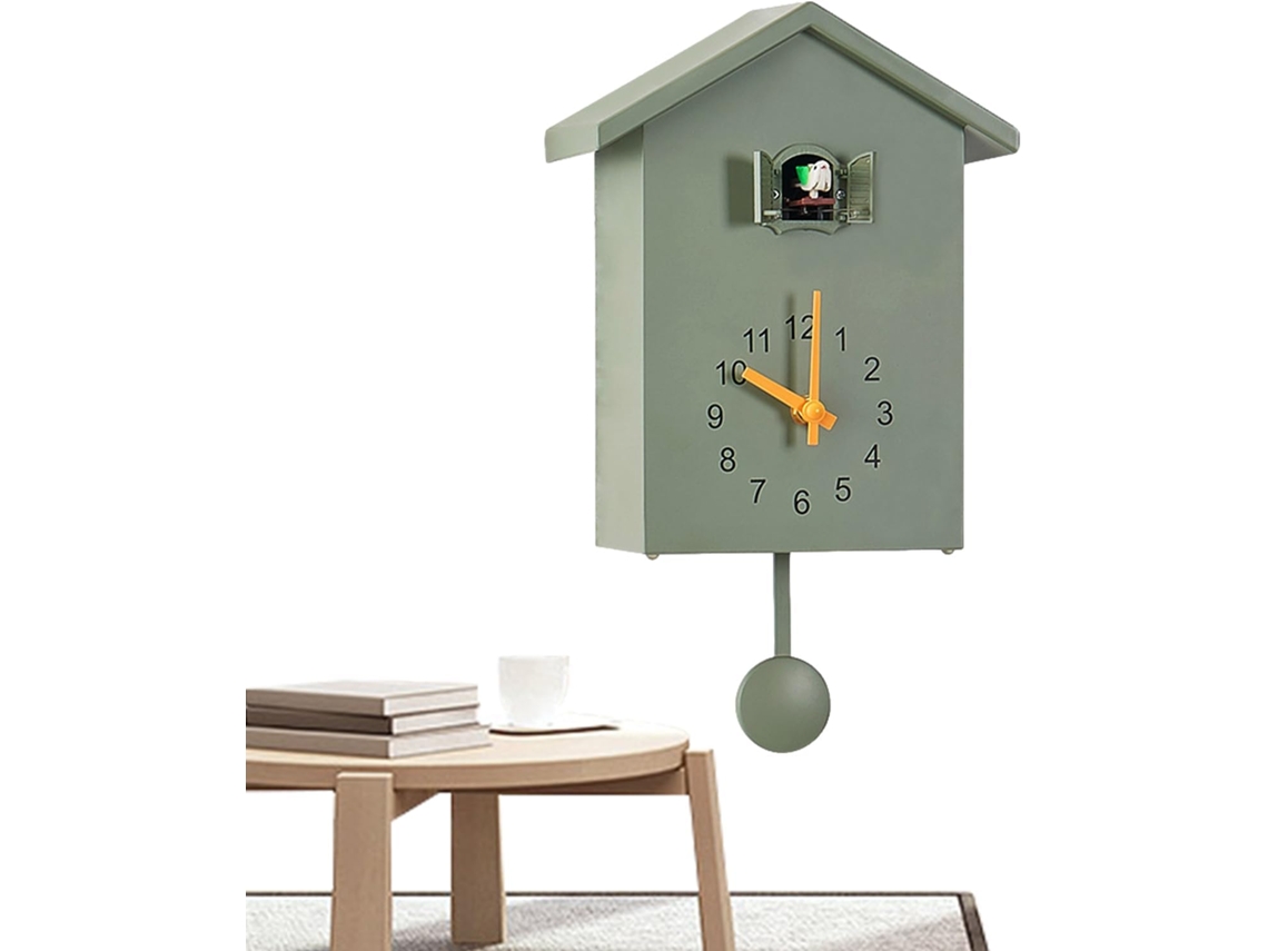Relógio De Parede Cuco - 15 X 9 X 25 Cm (5,91 X 3,54 X 9,84 Polegadas) - Relógio Decorativo