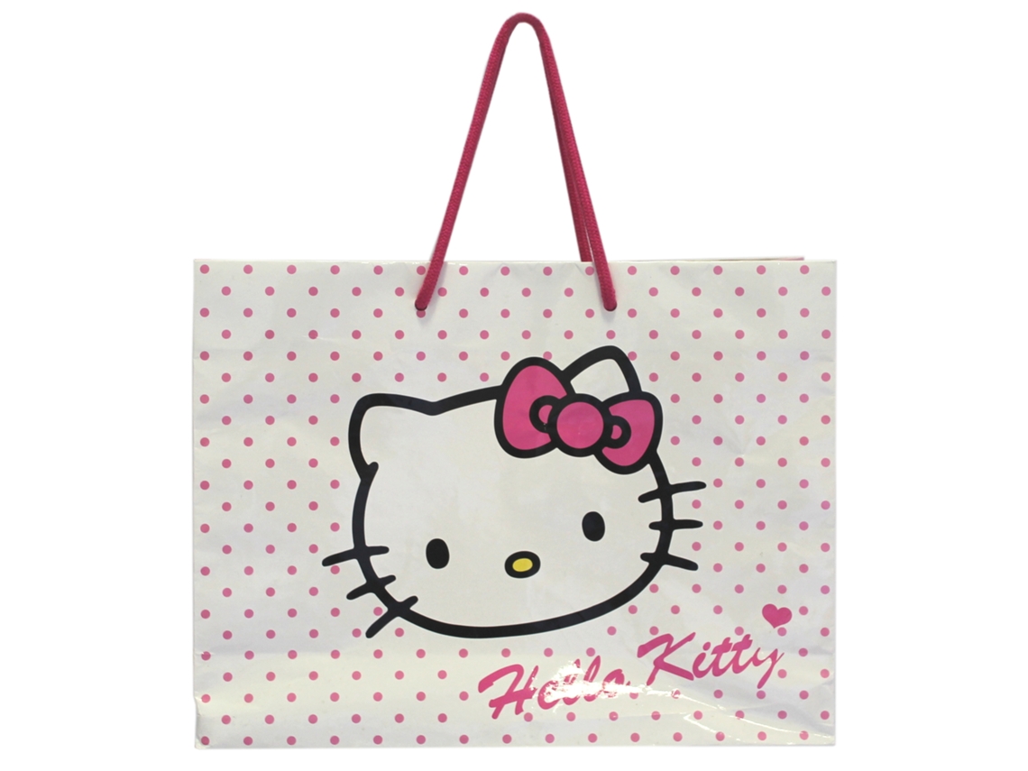 Saco de embrulho S Branco Hello Kitty Face