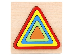 quebra Cabeça De Madeira Para Crianças De 2 A 3 Anos, Brinquedo Montessori 3d Slowmoose