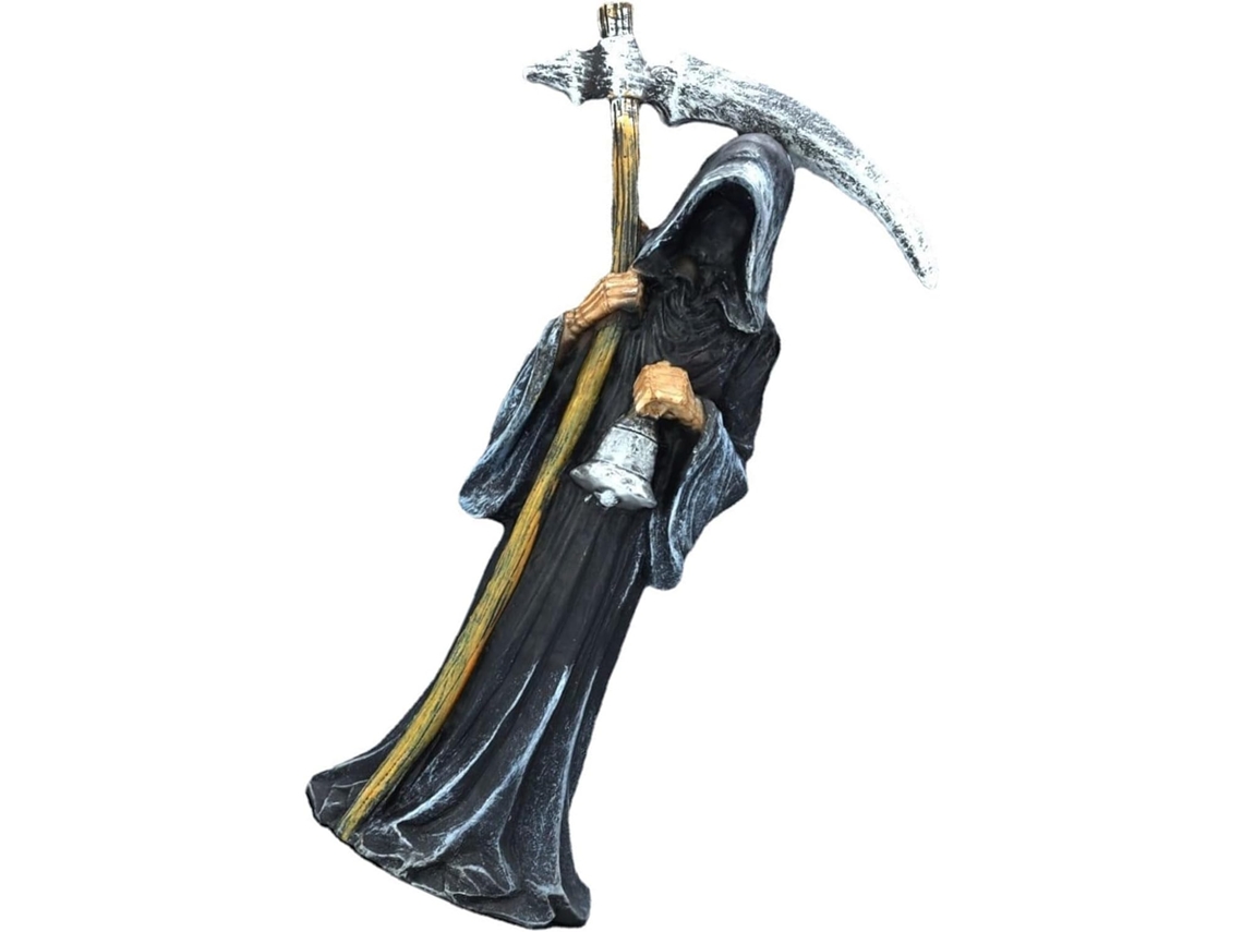 Decoração Para Festa De Halloween - Escultura Do Deus Da Morte - Estátua Detalhada Em Resina Para Jardim