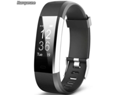 Relógio Conectado Smartwatch Marqueune À Prova D'Água Ip68 Pedômetro para Iphone Samsung Huawei Smartphone Feminino Masculino Preto L29001