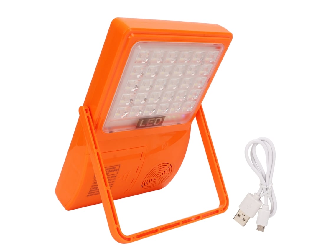 2026 lanterna de Emergência Solar Recarregável Usb Multifuncional com Música Led para Camping e Trabalho