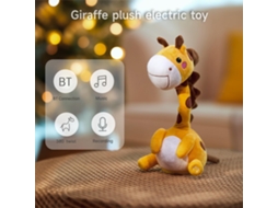 Primerox brinquedo Girafa Dançante Falante Pelúcia Interativa com Bt Presente para Crianças