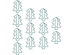 Clipes De Papel Genéricos E Fofos, Com Design De Mini Árvore Natal, Ideais Para Material De Escritór, Lembrancinhas