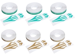 Conjunto Com 6 Faixas Decorativas Para Envelopamento De Carros, Motos E Barcos, À Prova D'água.