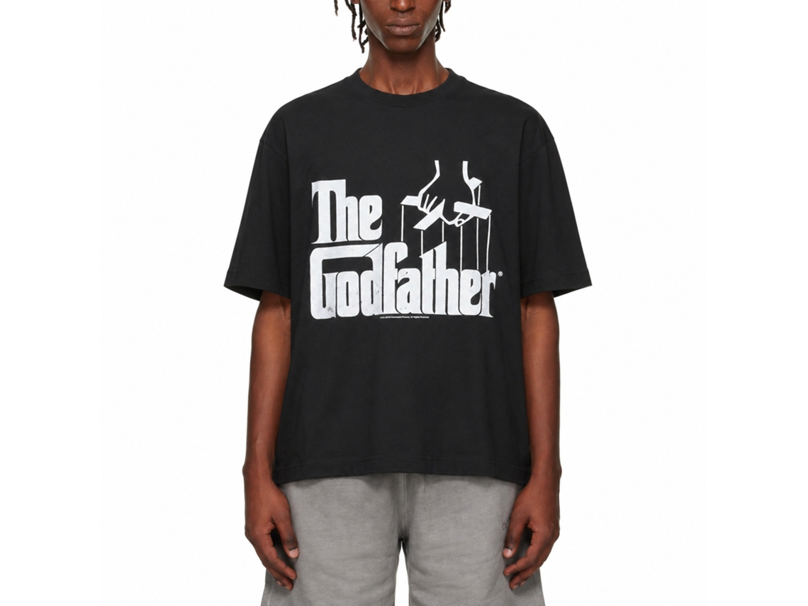 The Godfather Logo T-shirt Black Unisex Adults Size:m