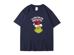 Camiseta Gola Redonda Estampa Natal