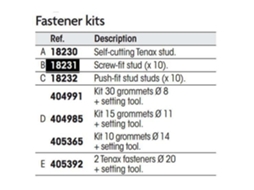 Plastimo Screw Fit Stud Fasteners Kit