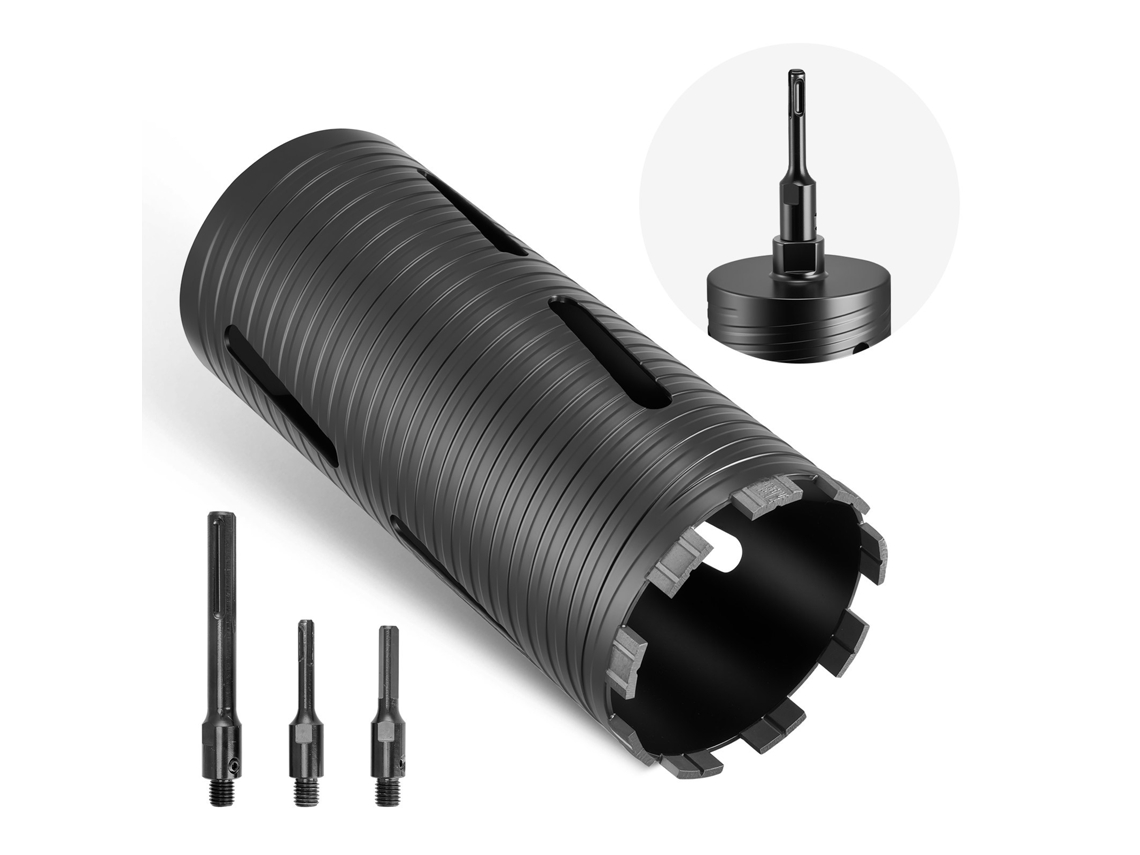 Broca De Diamante Para Perfuração A Seco, Diâmetro 102 Mm, Profundidade 241 Mm, M16 Vevor
