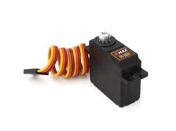 Conjunto de 6 Servos Analógicos com Engrenagens Metálicas Emax Es3004 de 17g , 0,13s e 23t para Aeromodelismo (versão Atualizada Es3104). MDUG (3,5kg)