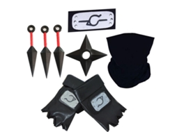 Conjunto de acessórios para cosplay de anime: diadema, luvas e guirnaldas S/MARCA