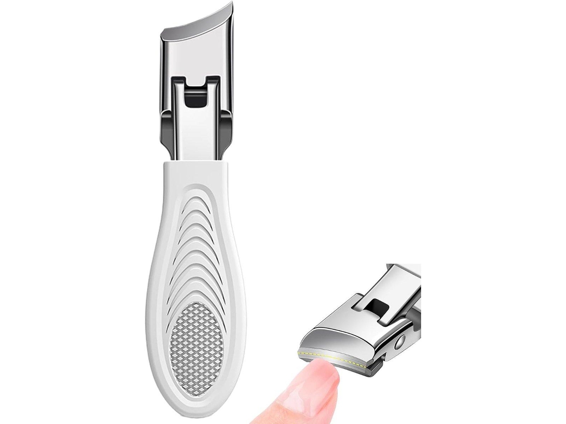 Cortador De Unhas Profissional Em Aço Inoxidável, Resistente A Respingos E Com Design De Boca Larga.