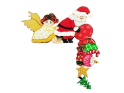 Decorações De Natal De Madeira Para Porta E Quadro