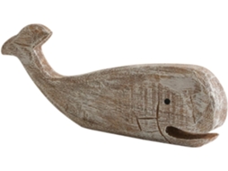 Escultura De Baleine Decorativa Em Bois, Estatueta De Mesa, Escultura Nautique,